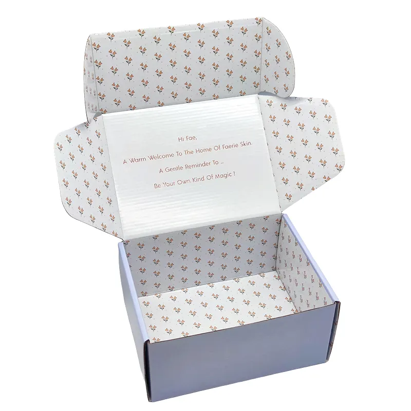 Cajas de cartón corrugado con logotipo personalizado, embalaje de ropa, regalo