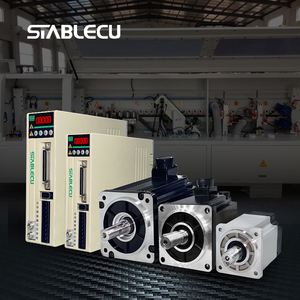 Yeni kutu içi elektrik ekipmanları 5 inç 10n.m denetleyici 3 eksen 400w Cnc Router makine ucuz Servo Motor sürücüsü Canopen ile - Product Image 3