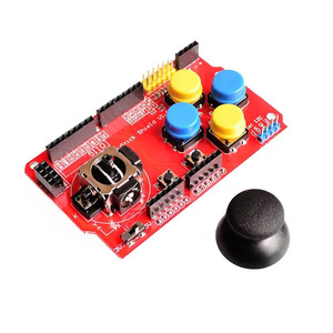 Joystick Shield-Erweiterungs karte mit analoger Steuerung und Tastatur-/Maus-Emulation für Arduino