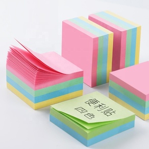 Venta al por mayor surtido colorido Bloc de notas estilo Cubo de notas adhesivas - Product Image 1