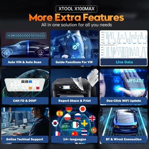 XTOOL <strong>X100</strong> MAX <strong>Key</strong> <strong>Programmer</strong> With KC501 for BENZ/BMW/VW All <strong>Key</strong> Lost Full System Diagnostic Tool Topology Mapping ECU Coding