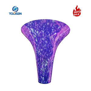 Schermo morbido creativo ad alta luminosità pannello Video parete impermeabile flessibile all'aperto per centro commerciale a forma di corno LED - Product Image 2