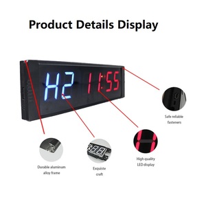 YIZHI Fernbedienung Bearbeitbare LED 1,5 Zoll Mini tragbare digitale Countdown-Uhr Stoppuhr Workout Gym Fitness Interval Timer - Product Image 4