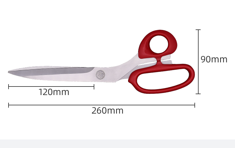 stainless steel sewing tailoring scissors  embroidery home custom fabric cutting scissors