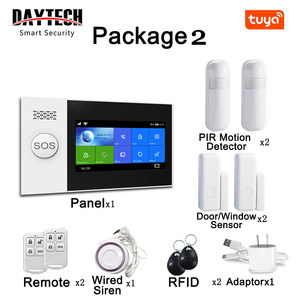 定制DAYTECH TA04-KIT13图雅应用控制全触摸屏家庭安全防盗无线GSM报警系统 - Product Image 2