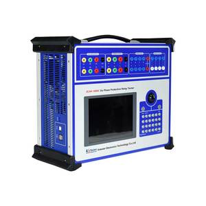 New Version Large Screen Windows System Six Phase Protective Relay Tester with PC Operation <strong>Software</strong>