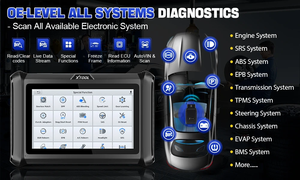 XTOOL D7W conexión WIFI codificación ECU todos los sistemas programador de clave de diagnóstico mejor que D7 incorporado CAN FD y DOIP 38 + servicios