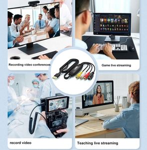 <strong>Video</strong> Capture Card <strong>USB</strong> 2.0 <strong>Video</strong> Capture Card Convert <strong>Analog</strong> <strong>to</strong> Digital VHS VCR TV DVD Hi8 <strong>to</strong> Digital Converter Adapter for Mac - Product Image 6