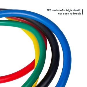 Strength Training Latex <strong>Loop</strong> Resistance Bands with <strong>Handles</strong> Yoga Pull Rope <strong>Elastic</strong> Fitness Exercise Tube Band Workout - Product Image 6