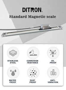 Hochpräzise RS422 IP67 Sino Magnet waage 50-6000mm Mess länge Magnetischer Linear geber für Fräs-/Drehmaschine - Product Image 2
