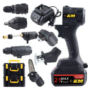 KM Professional Multifunktions-Elektrowerkzeug-Kombination skit 7-in-1-Akku-Akku-Elektrowerkzeugset mit Lithium batterie - Product Image 1