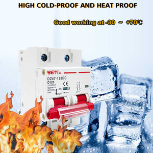 Entrega rápida BEIYI alto cobre MCB interruptor DC 1000V 10ka DC disyuntor 125a 2 polos con CE - Product Image 2