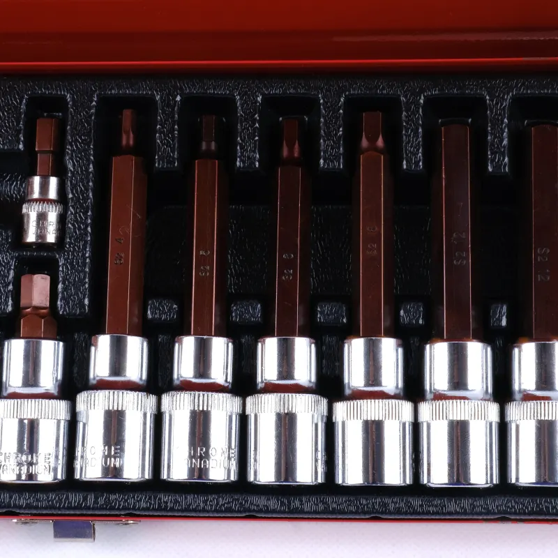 Juego de brocas de caja de acero S2 18 piezas de mecanizado de precisión personalizado de buena calidad para herramientas eléctricas manuales