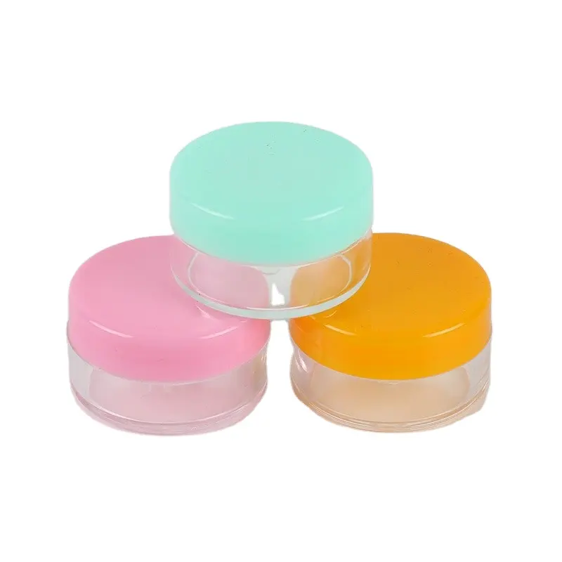 Factory Spot 10g Cosmetic Bottle Deluxe Transparent Bottom Cream Case Sample Dispenser Case