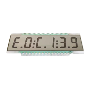 Kunden spezifisches TN61-digit 7-Segment-LCD-Display Industrielles Anzeige instrument mit schwarzem Hintergrund Weißer Text 7-Segment-LCD-Display - Product Image 5