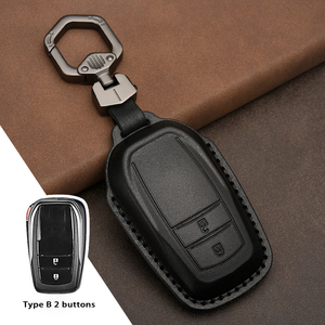 2022 samsung anahtar kapak adanmış GAC hakiki deri high-end kabuk araba anahtarlık Toyota Camry için uygun kemer döngü anahtarlık - Product Image 4