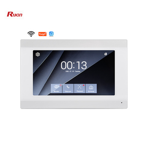 Monitor táctil de 1080P, videoportero con 2 cables, sistema de intercomunicación Wifi, timbre de puerta inteligente, intercomunicador con cable bidireccional - Product Image 1
