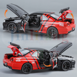 Yeni! Kamp araç döküm modelleri ile 1/32 GTR simülasyon alaşım araba modeli Off-road araç - Product Image 5