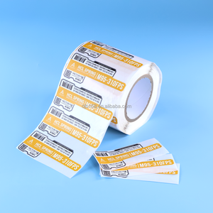 <strong>Custom</strong> Variable QR Code Serial Number Barcode <strong>Labels</strong> Highly Durable PVC Vinyl Packaging Stickers UV Printing PP Material