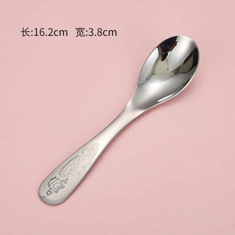 Large children's spoon, 304 stainless steel