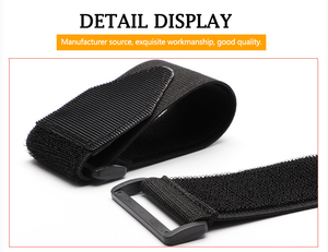 Adjustable Self-adhesive <strong>Hook</strong> and <strong>Loop</strong> <strong>Elastic</strong> Straps Multifunctional <strong>Hook</strong>&amp;<strong>loop</strong> Reusable with Buckle Straps - Product Image 2