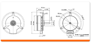 12V 24V büyük tork dış Rotor BLDC Motor entegre Servo kontrol enkoder ile Robot eklem kolları için skeleton skeleton Motor - Product Image 4