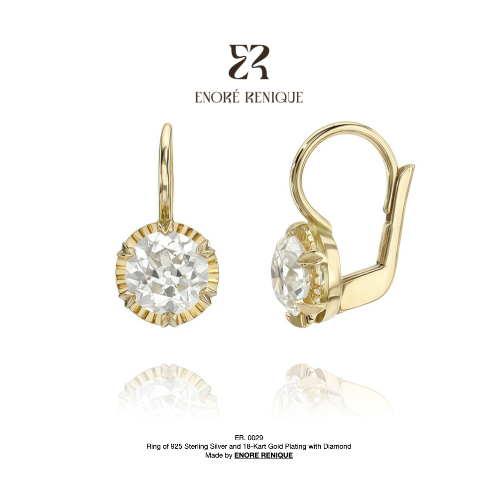 2-Carat Moissanite Earrings (1ct per earring)