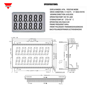 Hochwertiges benutzer definiertes 7-Segment-TN/STN/FSTN.VA-Anzeige modul Großes 14-Segment-LED-Anzeigemodul