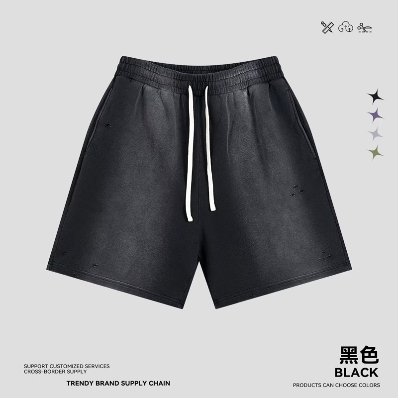 pantalones cortos negros