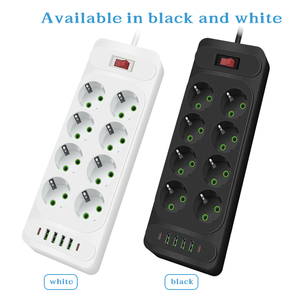 Enchufe estándar europeo multifuncional con USB - Product Image 3