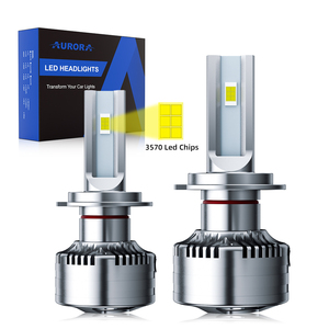 AURORA patent otomatik aydınlatma Led far lambaları 90W sis işık kiti otomobil H7 H4 araba için Led far ampul - Product Image 6
