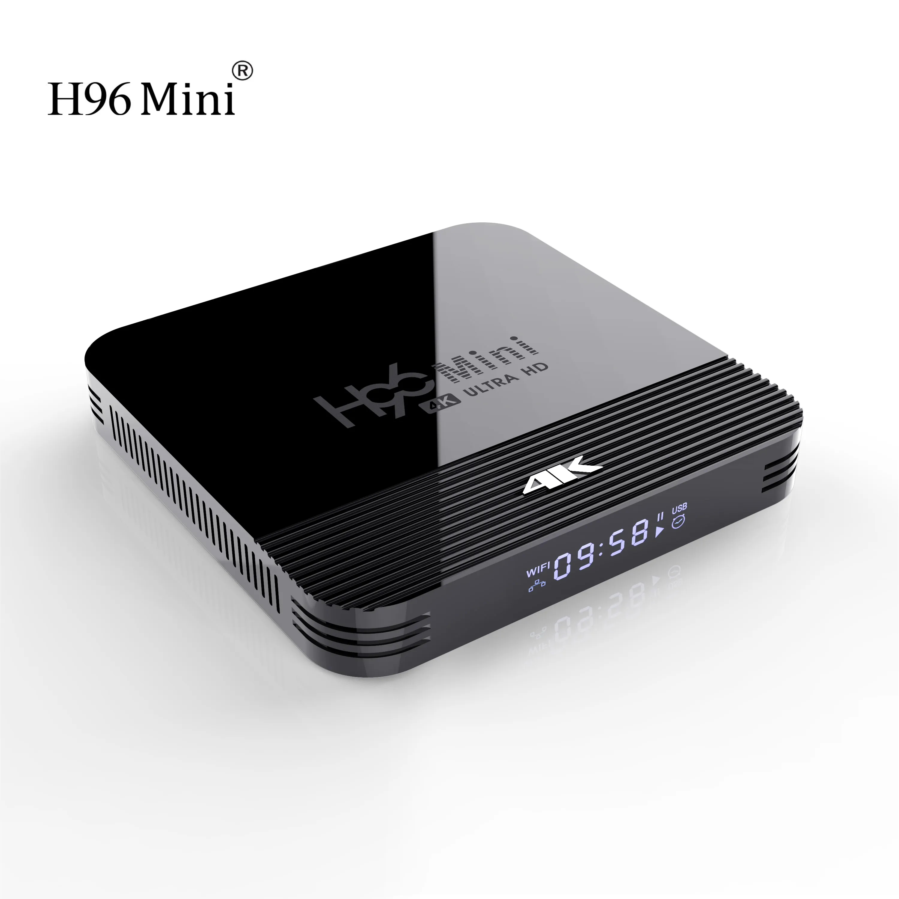 Dispositivo de TV inteligente H96 Mini H8, decodificador de vídeo 4K, Android 9,0, compatible con DLNA y películas 3D