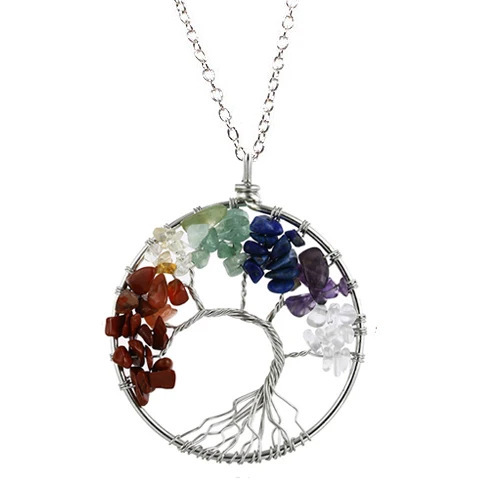 Silver tree of life pendant-chain not included
