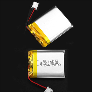 Bw 3.7V 1500mAh 103443 LiPo pin tai nghe, loa, thiết bị y tế, pin GPS - Product Image 2