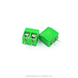 5.08毫米间距2 P蓝色/绿色PCB螺钉接线端子300V 15A 2引脚端子KF301-2P
