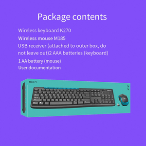 Mk275 Wireless <strong>Keyboard</strong> and <strong>Mouse</strong> Two-piece Desktop <strong>Computer</strong> Notebook Universal Gaming <strong>Keyboard</strong> <strong>Mouse</strong> Combos - Product Image 3