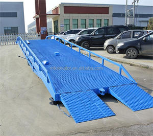 CE ponte di imbarco Mobile manuale di potenza del carrello elevatore rampa di carico utilizzato piattaforma di sollevamento contenitore scarico Dock di stoccaggio