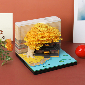 创意设计结婚树3d激光定制备忘录便签 - Product Image 4