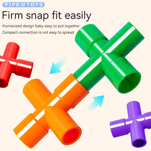 100個セット/ボックスホットセール<span class=keywords><strong>DIY</strong></span>プラスチックチューブビルディングブロックおもちゃデザイナーおもちゃ教育ビルディングブロックパズルおもちゃ