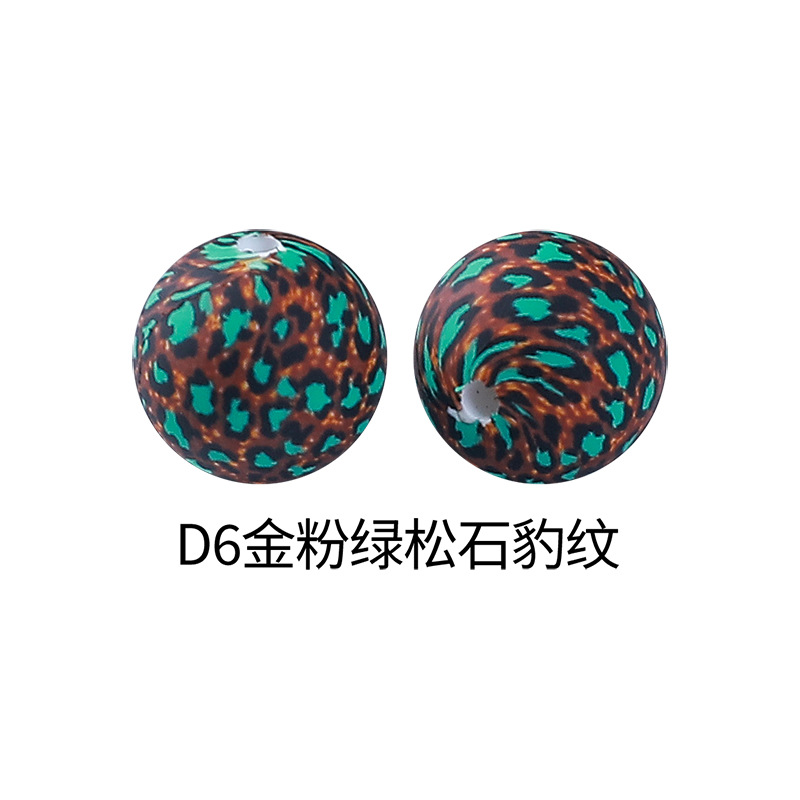 D6-estampado leopardo turquesa rosa dorado