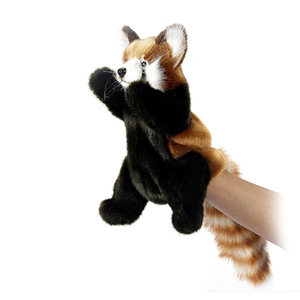 ハンザおもちゃヒョウカブコアラママベンガルタイガーカンガルーハンドパペットレッサーパンダ犬パグぬいぐるみ - Product Image 2