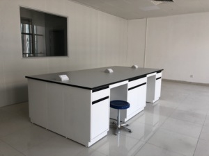 Labor möbel Benutzer definierte Größe Wissenschaft Holz-Stahl Elektronischer Labor tisch Arbeitstisch mit Schubladen - Product Image 6