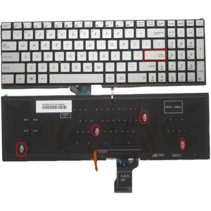 Notebook Parts Silver Computer <strong>Keyboard</strong> <strong>for</strong> Asus ZenBook Pro UX501 UX501J UX501JW/VW <strong>Keyboard</strong> US Backlit <strong>Keyboard</strong> <strong>for</strong> Laptop - Product Image 1