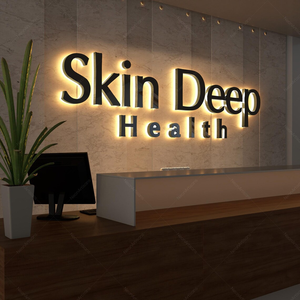 LC kênh chuyên nghiệp chữ ký tùy chỉnh 3D Acrylic LED chiếu sáng ngoài trời kinh doanh biển chữ dẫn đăng ký cho doanh nghiệp - Product Image 1