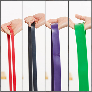 KWO-equipo de gimnasio para hacer ejercicio, Fitness, deportes, ajustable, largo, logotipo personalizado, goma, resistencia de látex, banda elástica de bucle para glúteos - Product Image 3
