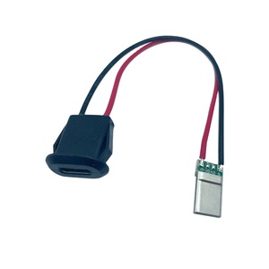 Geçmeli Panel montajlı USB C Jack USB C fişi kablo USB C dişi erkek - Product Image 1