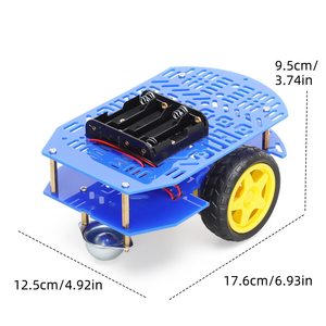 Tscinbuny Blue Tower Board Smart Robot Car Bottom DC Deceleration <strong>Motor</strong> Wheel Accessories Starter Kit Compatible <strong>With</strong> <strong>Arduino</strong>
