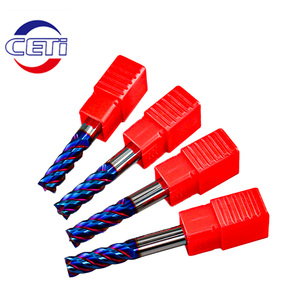 Corner Radius Metal CNC Milling Cutters Customizable Altin/Tin Coated <strong>Weldon</strong> Thread End Mill Cutter ODM/OEM Support - Product Image 4