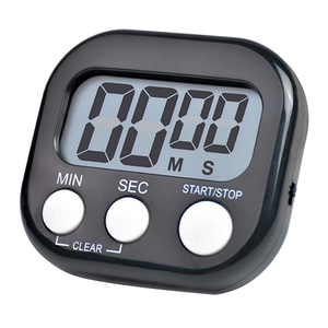 Piccolo Timer digitale da cucina magnetico posteriore e interruttore ON/Off, conto alla rovescia per il conteggio dei minuti secondi (multicolore) - Product Image 1