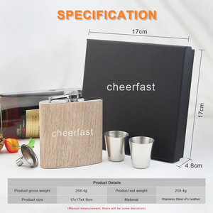 Tùy chỉnh thương hiệu Hip <span class=keywords><strong>Flask</strong></span> món quà thiết lập với Phễu & 2 ly 6 oz rò rỉ bằng chứng Whiskey Bình cho kinh doanh Quà Tặng cá nhân sử dụng - Product Image 4